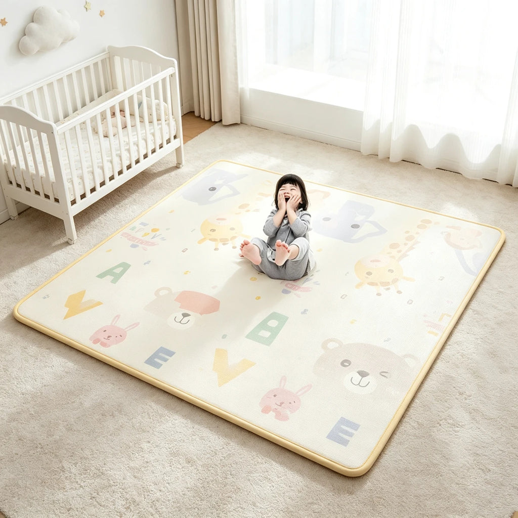 Non-toxic Crawling Play Mats Baby Activity Gym Room Mat Baby Activities Double Sided Pattern EPE Game Mat for Children's Mat Rug
