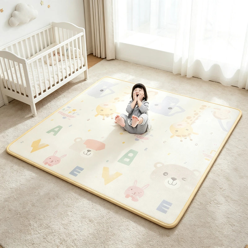 Non-toxic Crawling Play Mats Baby Activity Gym Room Mat Baby Activities Double Sided Pattern EPE Game Mat for Children's Mat Rug