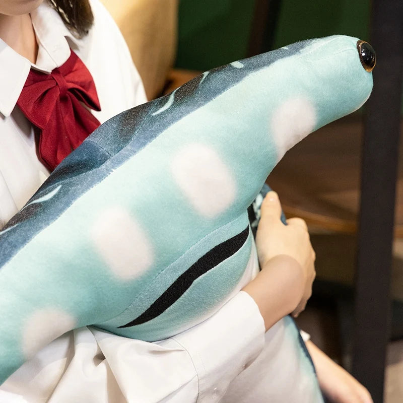 Stuffed Plush Animals Pillow for Children, Marine Creature, Hammerhead, Shark Simulation, Super Soft Toys, Christmas Presents