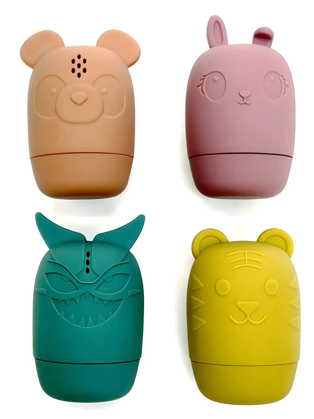 Silicone Bath Toys Animal Shape Baby Interactive Bathroom Toys Children Water Play Toys