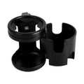 Anti-slip 2 in 1 Baby Stroller Cup Holder Easy To Install Adjustable Kids Cup Stand Black Non-slip