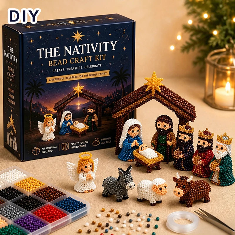 3D Beaded Animal Craft Kit DIY Animal Beading Kit for Adults Handmade Tiny 3D Beaded Animal Craft Kit for Creative Projects