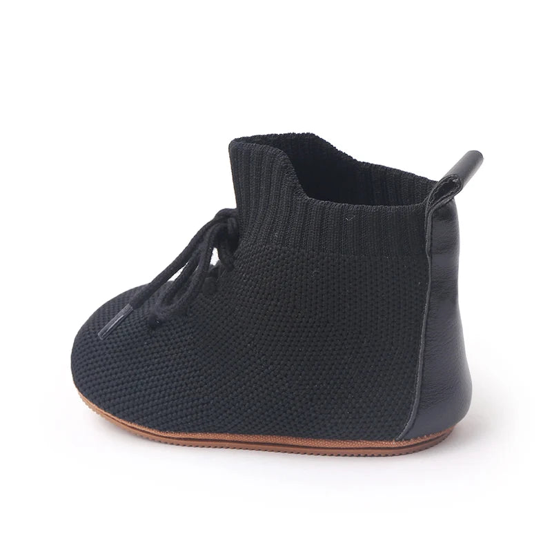 2025 Boys And Girls' 0-1 Years Old High-Top Casual Anti-Slip Softness Toddler Shoes For Sports Activities Baby Shoes