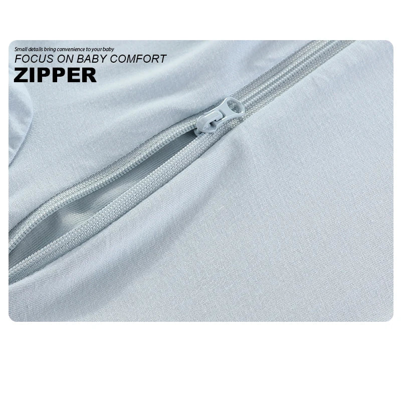1-Piece Four Seasons Long Sleeve Zipper Baby Boy Girl Rompers Soft Comfort Unisex Infants Jumpsuit Rayon Newborn Clothes