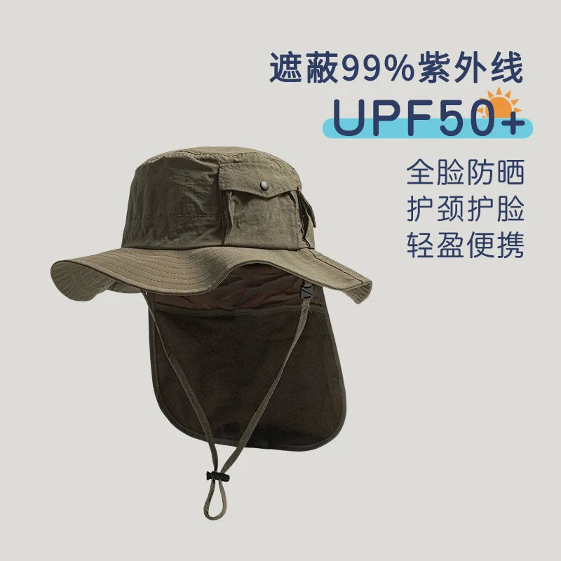 SunGuard Kids Quick Dry Sun Protection Hat Model SgHat01 For Summer Beach Boys And Girls