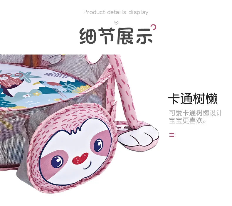 Multifunctional Baby Game Gym Play Mat Climbing Mat Fitness Rack Infant Educational Toys Rug Blanket Ball Pit Activity Pool Gift
