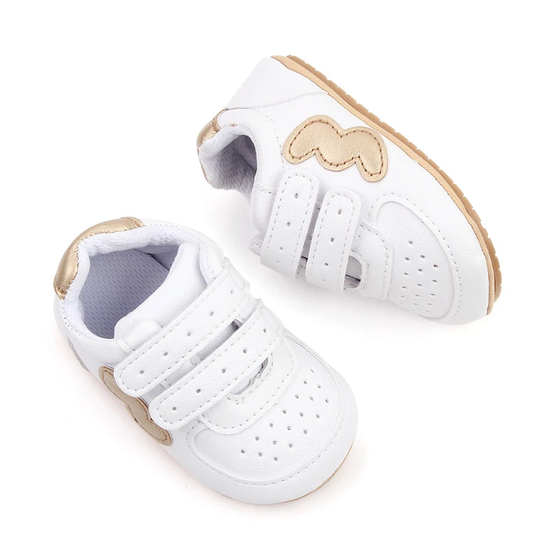 New Fashion Baby Shoes Spring and Autumn High Quality TPR Sole Anti-slip Water Proof Toddler Prewalking Outdoor Sneaker D2736