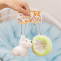 Cute Dog Pendant 10CM Love Dog Nest Series Plush Pendant Schnauzer,Corgi Dog,Teddy Dog Keychain Stuffed Animal Puppy Kid Gift
