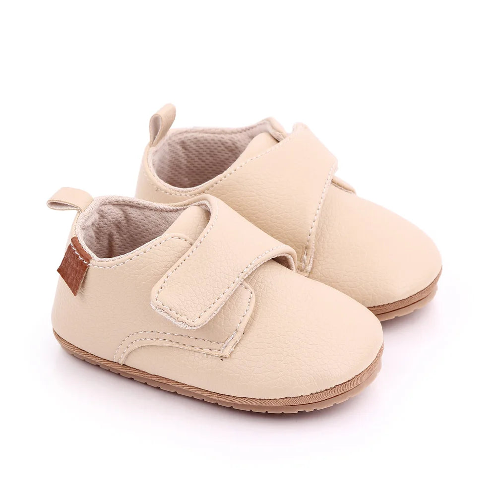 2025 Baby Casual Shoes Korean Style Non-slip Classical High Quality PU and TPR Soft and Warm Toddler Shoes for 0-18 Months D2587