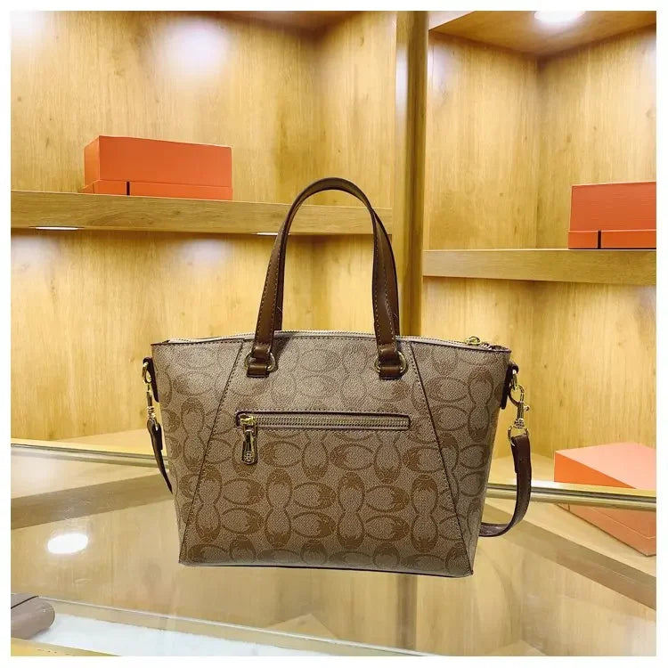 Vintage Original Textured Diaper Bag Square Satchel Women Luxury Purse Handbag Messenger Elegant Classic