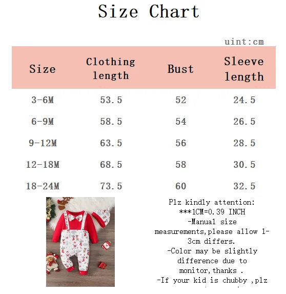 Newborn Baby Boy Christmas Costume Santa Claus Bow Jumpsuit+Hat 0-24 Months Baby Boy Festival Party Little Gentleman Jumpsuit