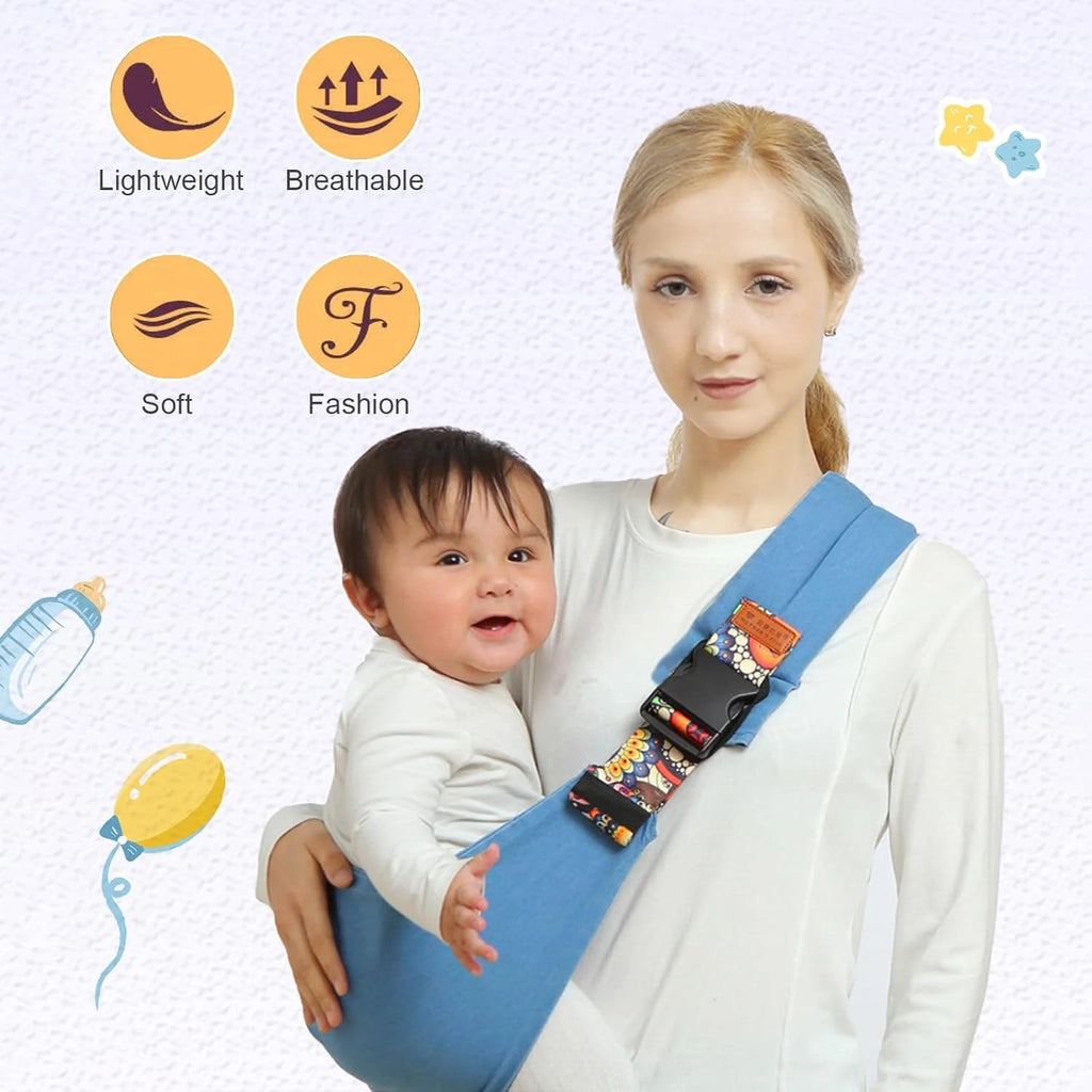 Baby Sling Carrier Baby Carrier Newborn to Toddler Sling Lightweight Baby Carrier Sling with Adjustable Straps Toddler Carrier