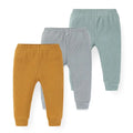 3 Pack Solid Color Baby Boy Girl Pants Cotton Soft Newborn Unisex Trousers Four Seasons Infant Clothes