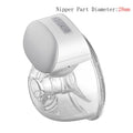 2/1pcs BB-P1 Wearable Breast Pump Hands Free Electric Portable Wearable Breast Pumps BPA-free Breastfeeding Milk Collector