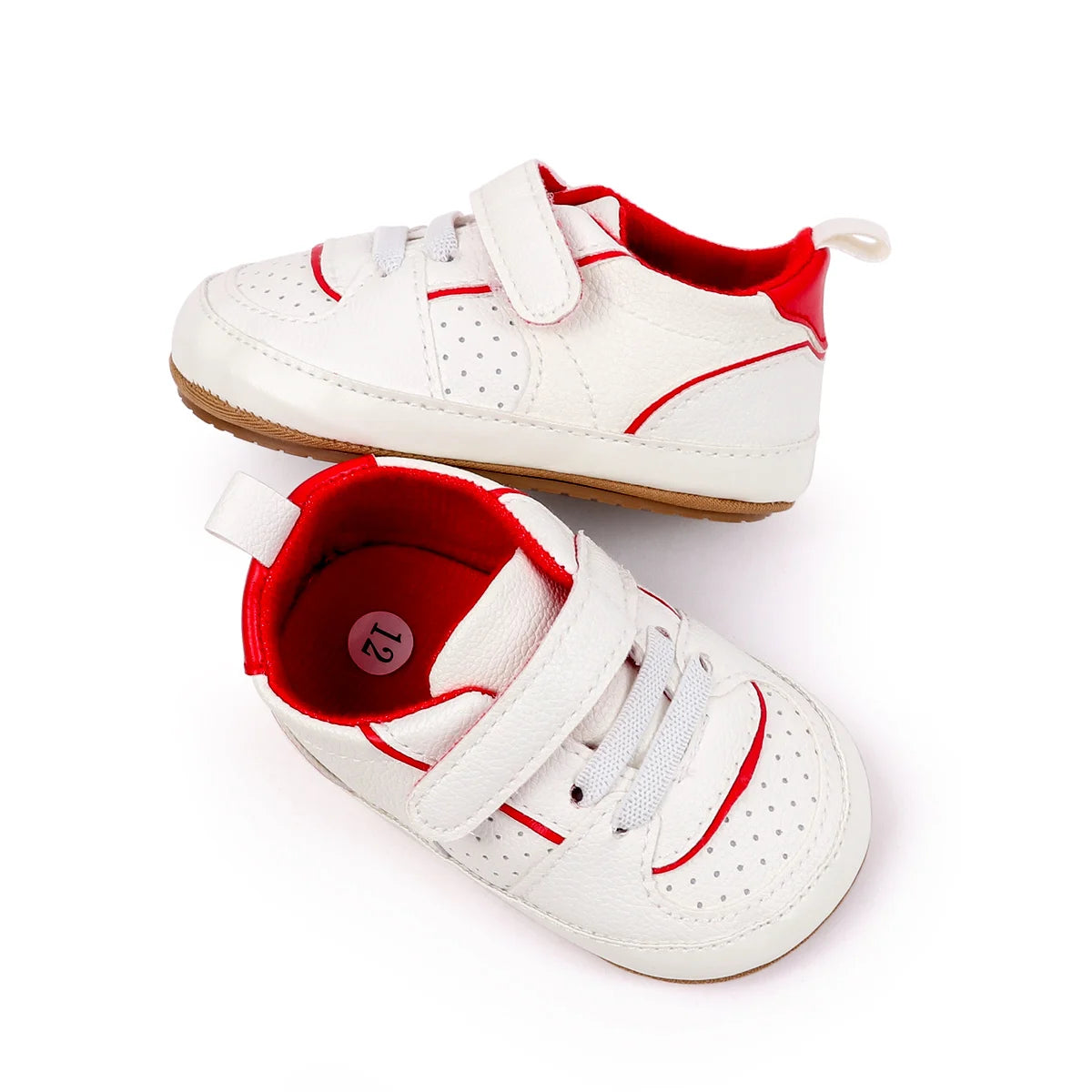 2025 New Style Baby Unisex First Walking Indoor Outdoor Toddler Shoes For 0-18Months With High Quality PU Leather And TPR Sole