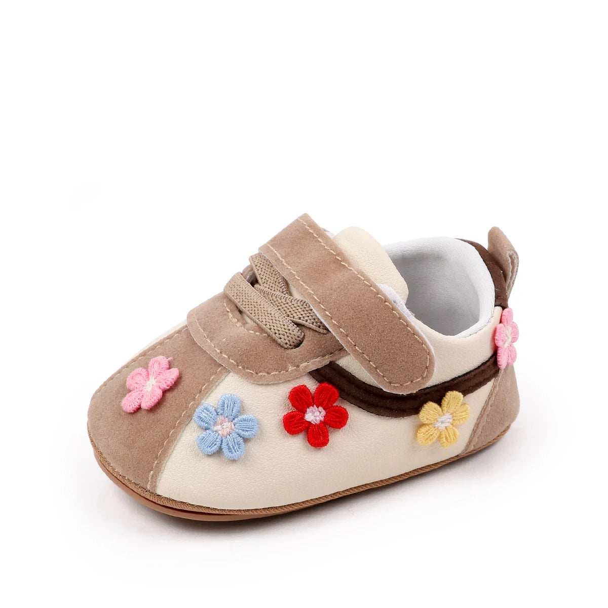 Spring And Autumn Baby Boys And Girls First Walking Toddler Shoes 0-1 Years Old High Quality Sneaker PU Leather TPR Sole