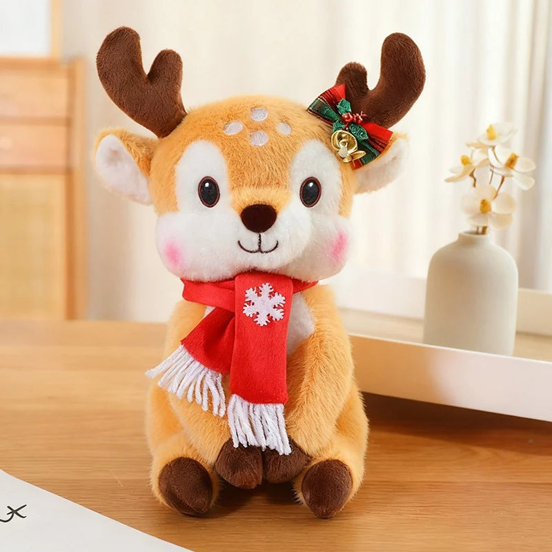 Deer Doll Pillow Stuffed Plush Toy For Kids Kawaii Cartoon Anime Plush Soft Cozy