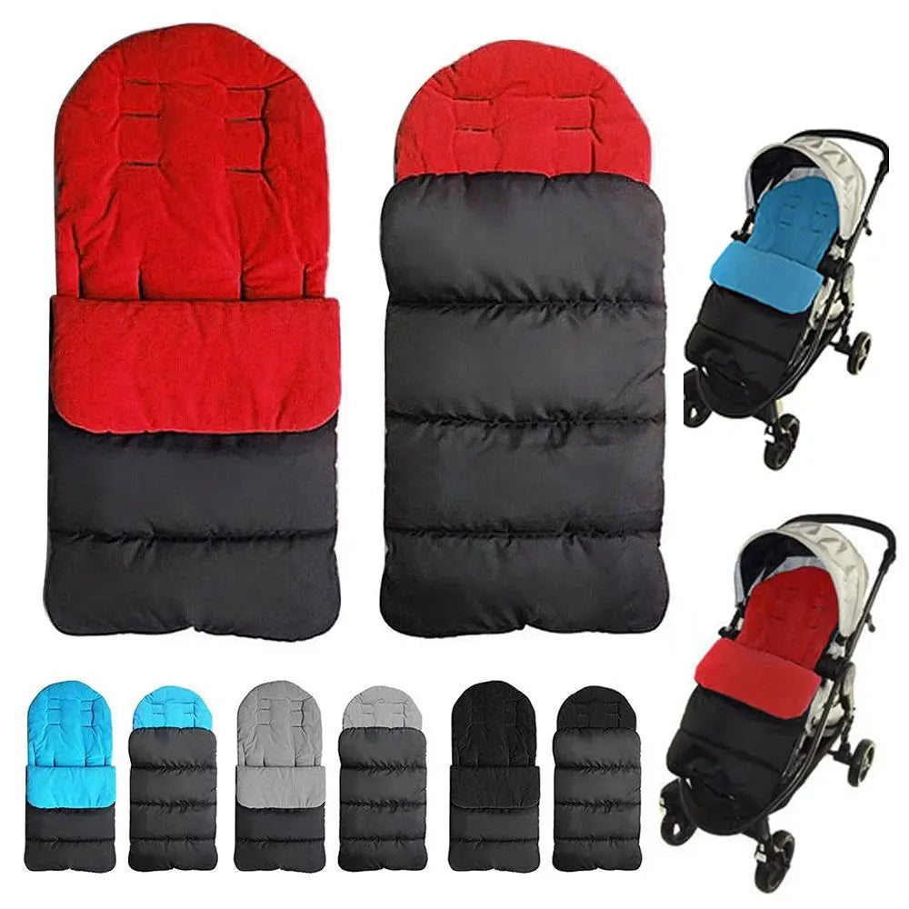 Winter Portable Warm Footmuff Carriage Mat Foot Cover Thick Cushion Sleepsacks Stroller Sleeping Bag