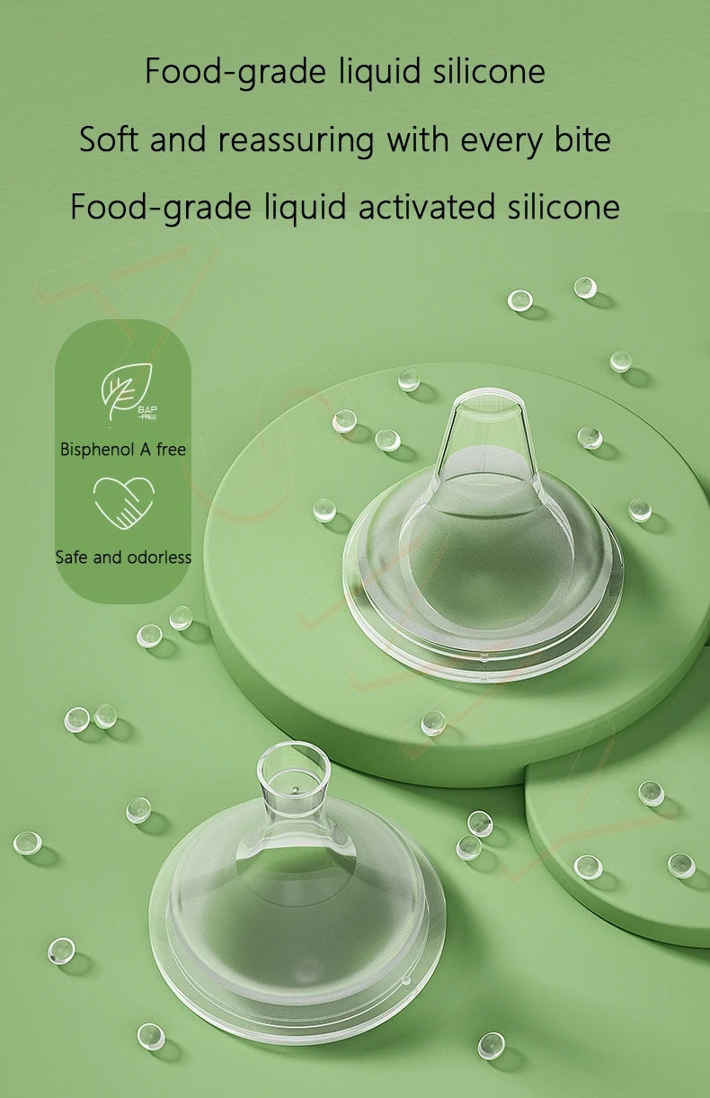 Suitable for wide caliber 5cm milk bottles/duck nipple / straight sucking nipple/soft silicone/anti-colic / bottle accessories