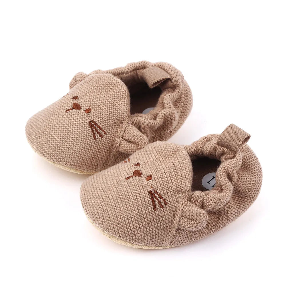 2025 Hot Selling Baby Boys And Girls First Walking Indoor Outdoor Toddler Shoes With Cute Design And High Quality Cotton Sole