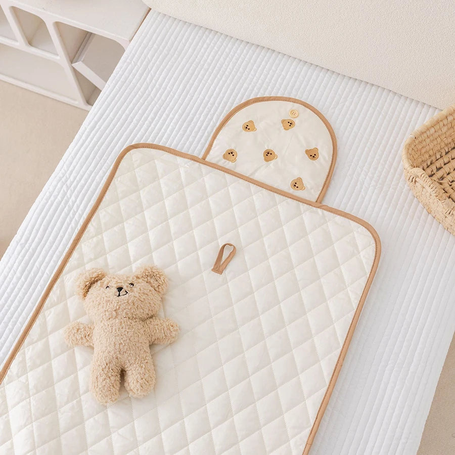 Portable Changing Pad for Baby Diaper Bag and Travel Changing Station Foldable Baby Diaper Changing Pad Waterproof Newborn Diape