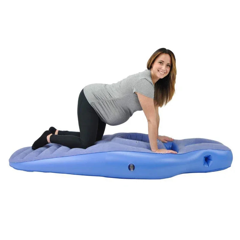 Maternity Pregnancy Pillow - Inflatable Design Breastfeeding & Lactation Cushion Essential Nursing Pillow for Pregnant Women