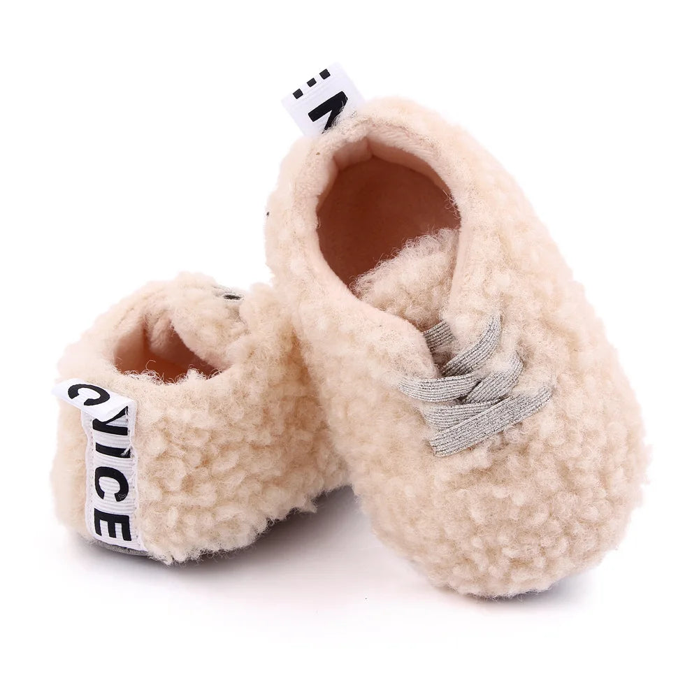 Baby Winter and Autumn Style Multiple Choices High Quality Soft Cotton Warm and Plush Toddler Shoes Anti-slip Sole Prewalking