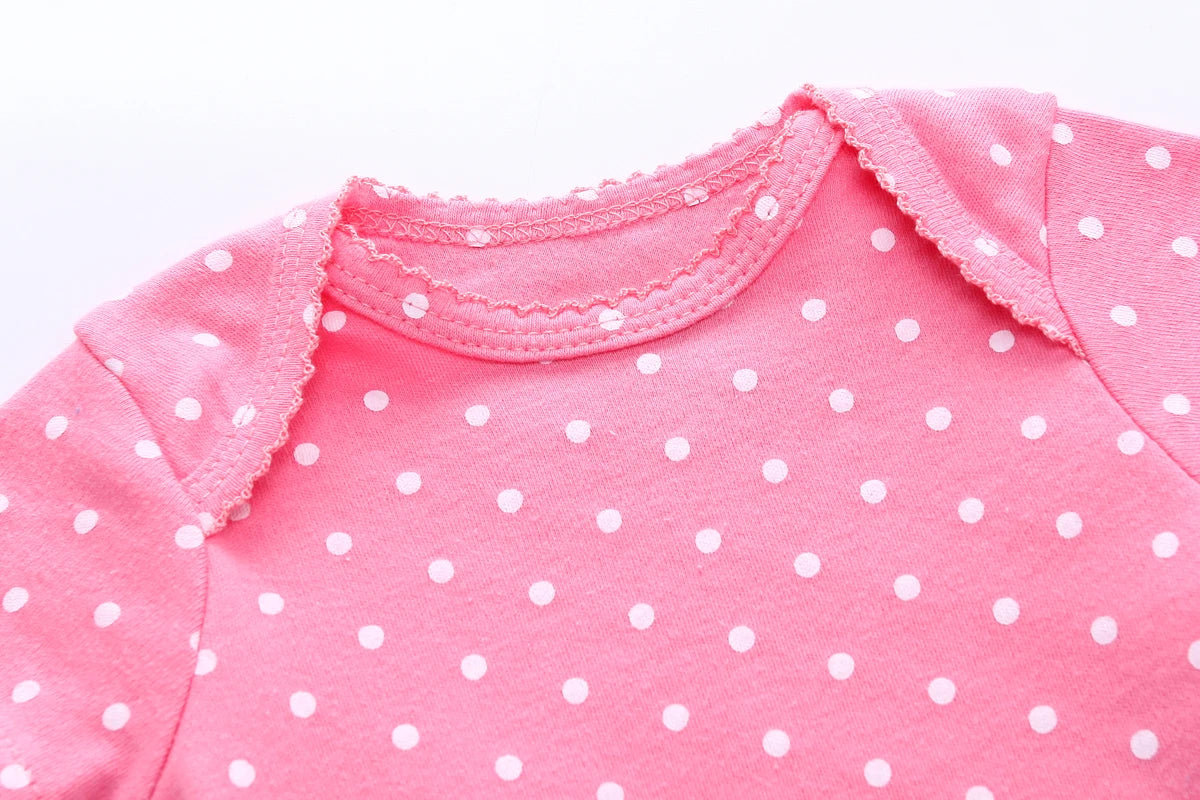 Summer Cartoon Baby Girl Bodysuits 100%Cotton Newborn Onesies Short Sleeves Infant Clothes