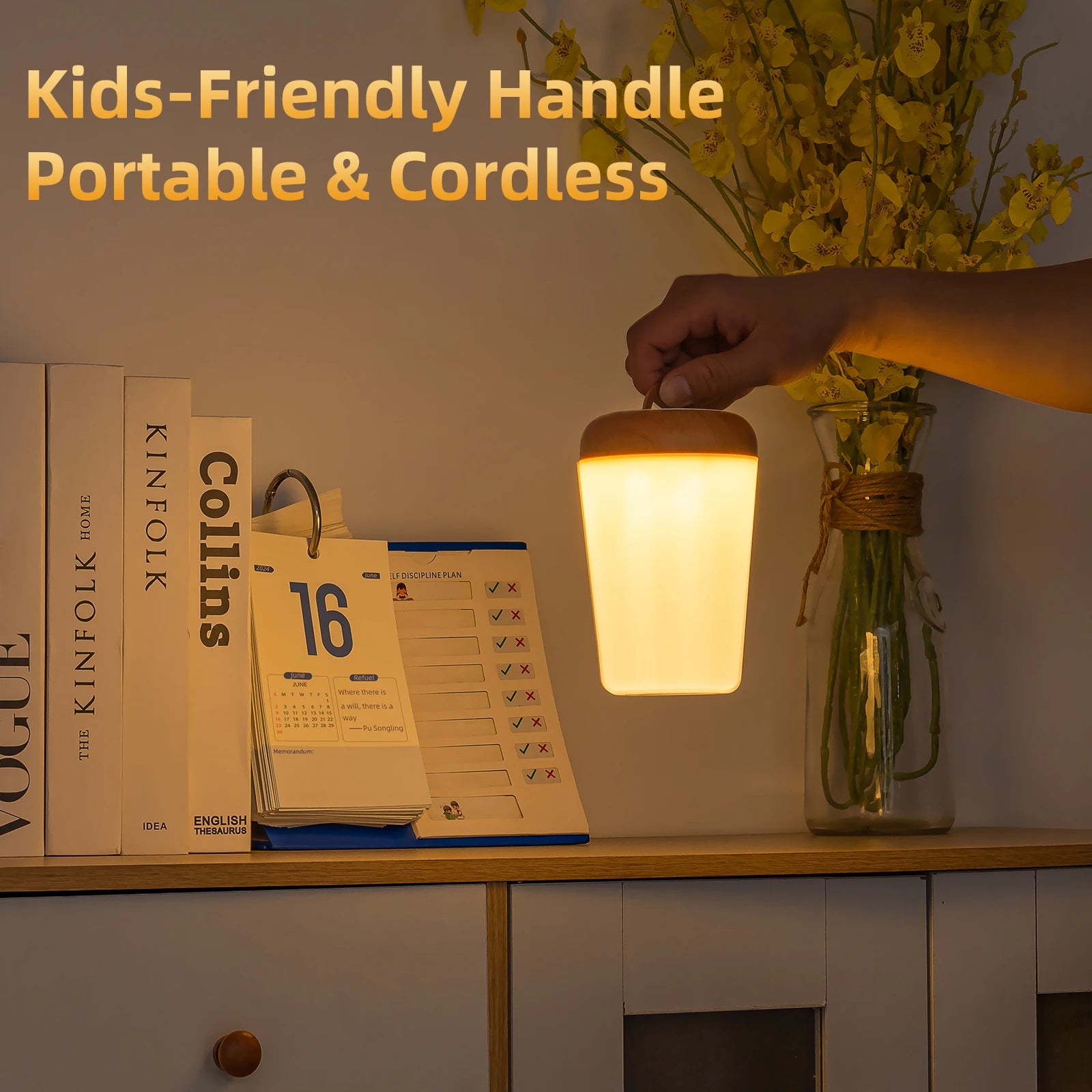 Sleeping Night Light Bedside LED Desktop Decoration Night Light Remote Control Touch 13 Colors Atmosphere Light Lamp with Hook
