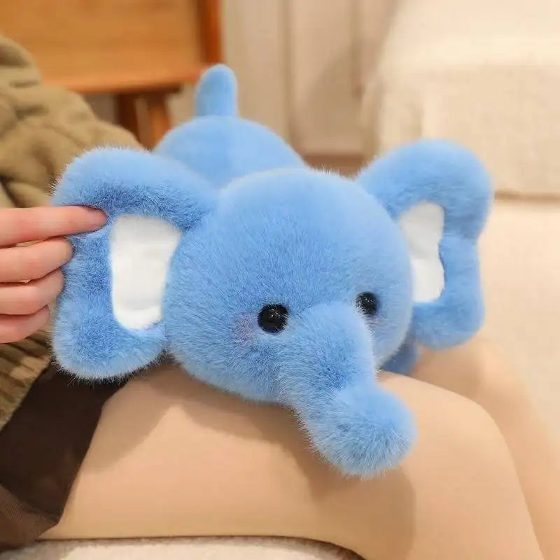 Companion Latest Lying Rabbit Red Panda Baby Elephant Doll Kawaii Stuffed Plush Toy Cartoon Anime Cute Pillow Kids Birthday Gift