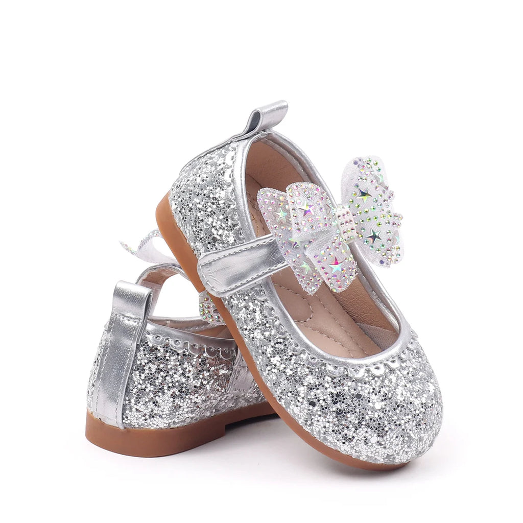 2025 New Summer Autumn Baby Girls First Walking Toddler Shoes Fashion Sequins Baby Girl Sandals For 0-3Y Kids Princess Shoes