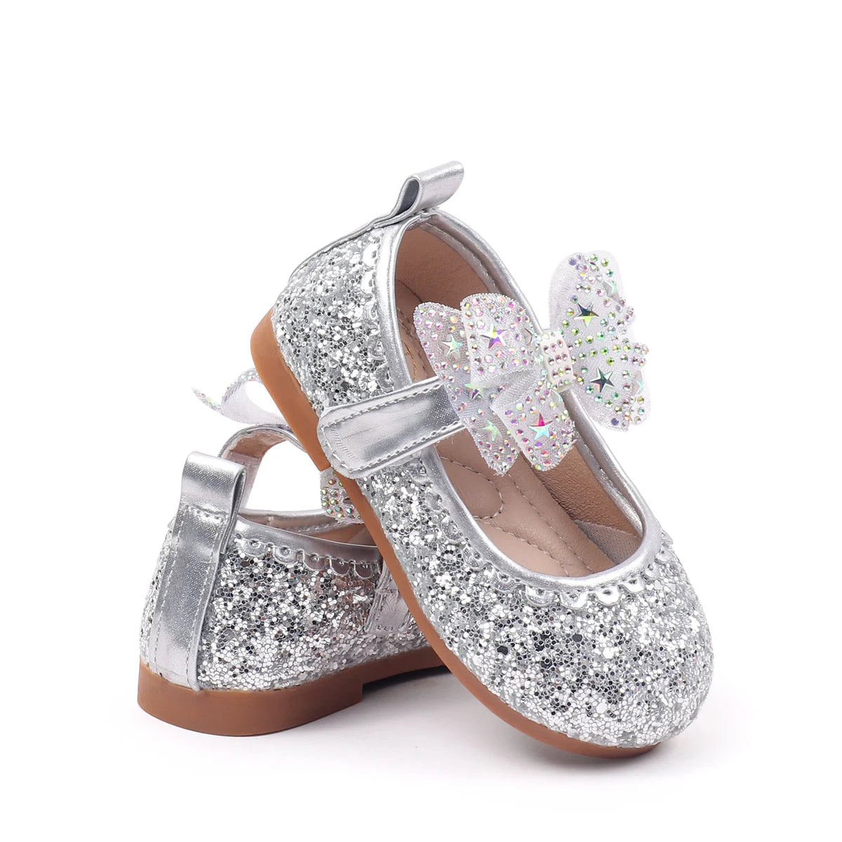 2025 New Summer Autumn Baby Girls First Walking Toddler Shoes Fashion Sequins Baby Girl Sandals For 0-3Y Kids Princess Shoes