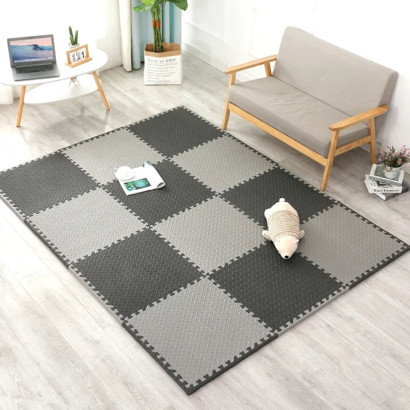 Interlocking Foam Baby Play Mat Puzzle Tiles 20-Piece 30 cm Squares Non-slip Floor Mats