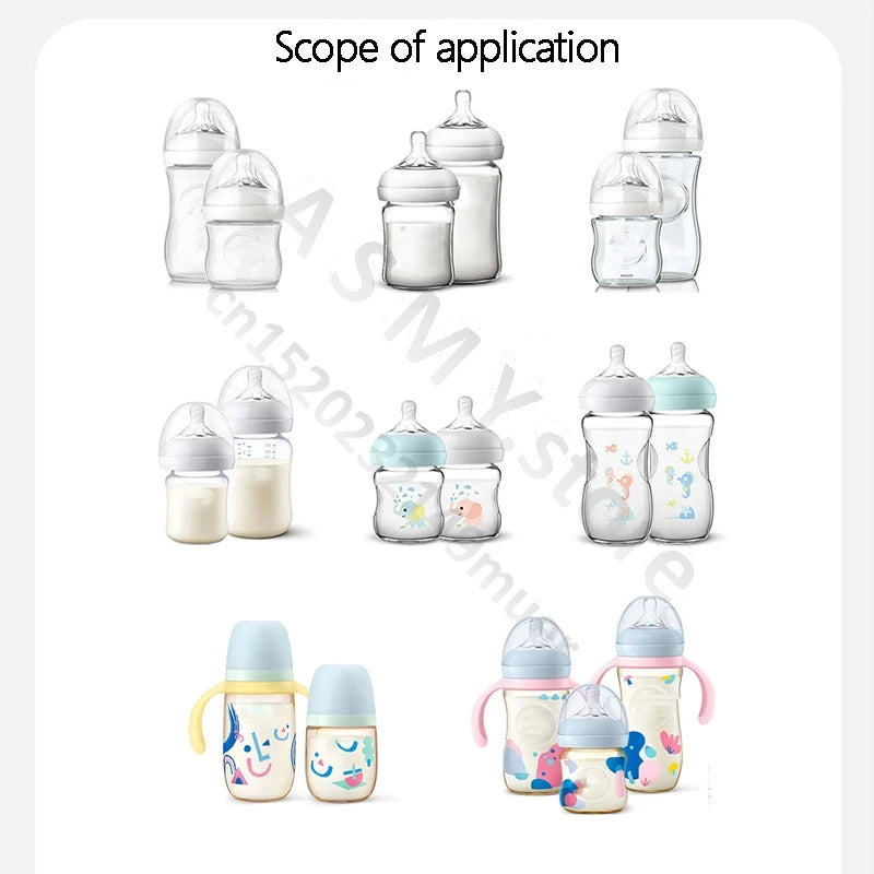 ANPEI Suitable for Avent   wide-bore bottle handle / teat / bottle base / screw teeth - dust cap / bottle accessories