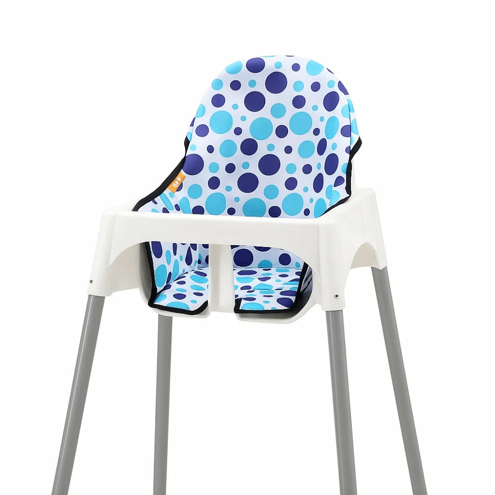 Soft Baby Dining Chair Seat Cover Comfortable Polka Dots Breathable Pad Liner Breathable Yellow High Chair Accessories Summer