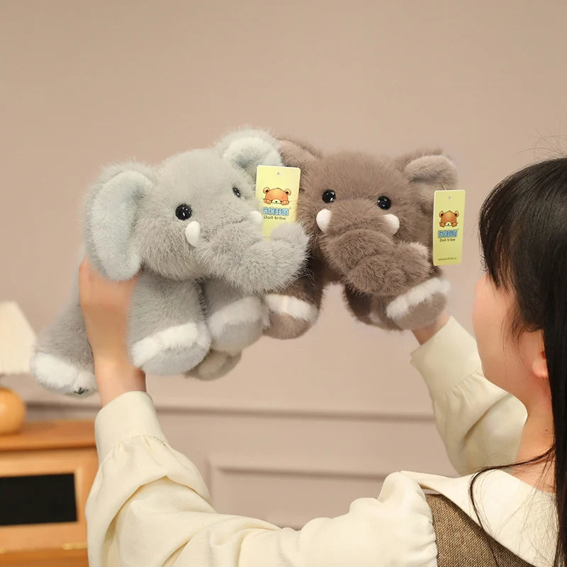 Hot Stuffed Animals Elephant Plush Doll Back Cushion Sofa Decorative Stuffed Elephant Toy 30/45cm Throw Pillow Elephant Doll