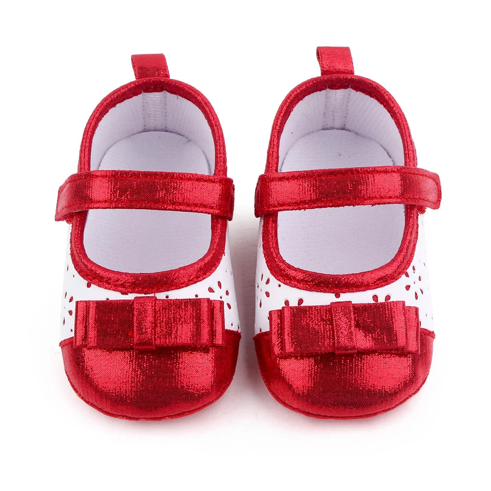 2025 Hot Selling New Style Spring Autumn Newborn Baby First  Toddler Shoes Cute Bow Princess Shoes New Casual Shoes For 0-18M