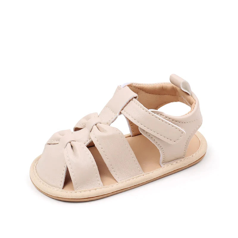 Summer New Style Baby Casual Sandals For Girls Aged 0-2 Years Old Breathable Soft Sole Anti-Slip Learning To Walk Shoes BBW4151