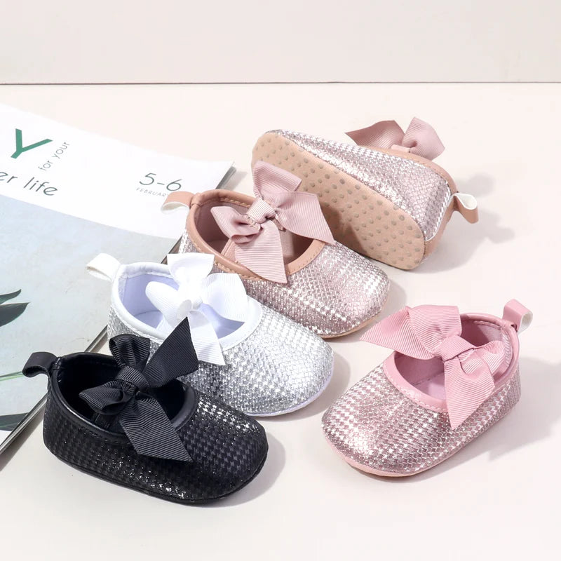 2025 Hot Selling Baby Girls Princess First Walking Indoor Outdoor Toddler Shoes Fully Paved with Diamonds Design For 0-18M