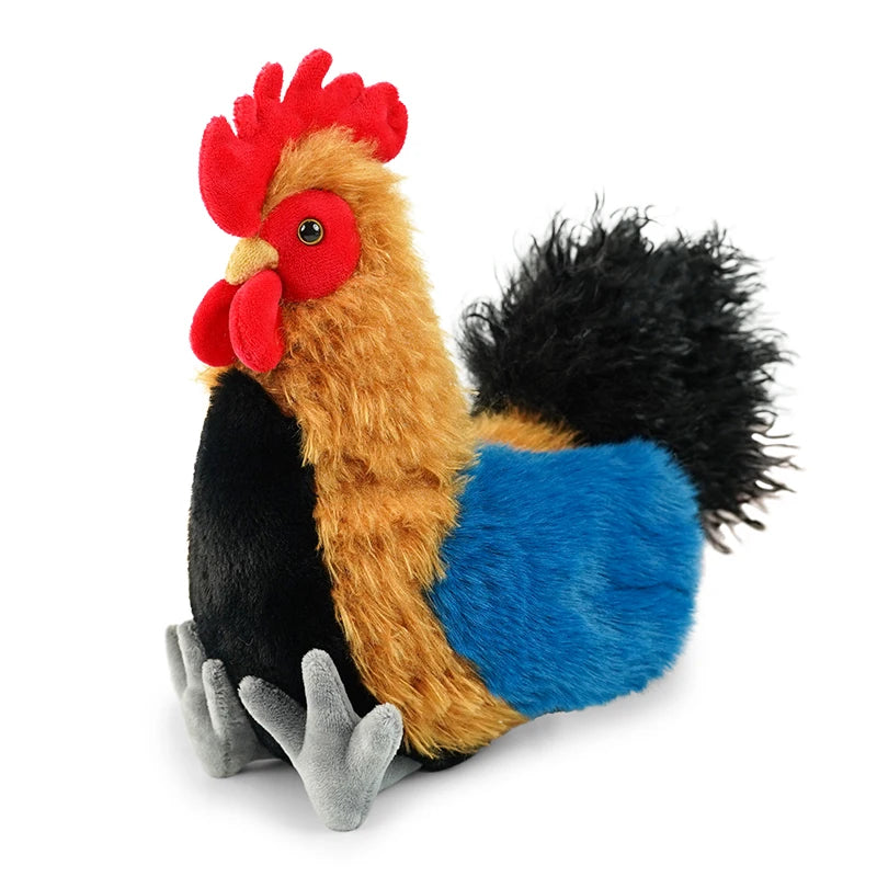 Chubby Rooster Hen Plush Pillow Simulation Animal 2026 Model Huggable Soft Toy Lifelike