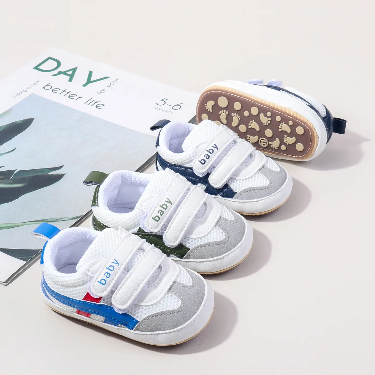 New Fashionable Design Spring And Autumn Baby Unisex Pre-walking Indoor Outdoor Toddler Shoes With Comfortable And Soft Sole