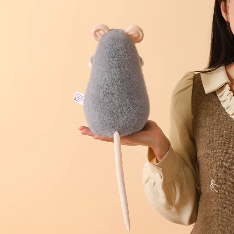 Ncie 1pc 15/21cm Cute Flower Branch Mouse Plush Pendant Kawaii Mouse Backpack Decro Stufffed Animal Happy Birthday Gifts