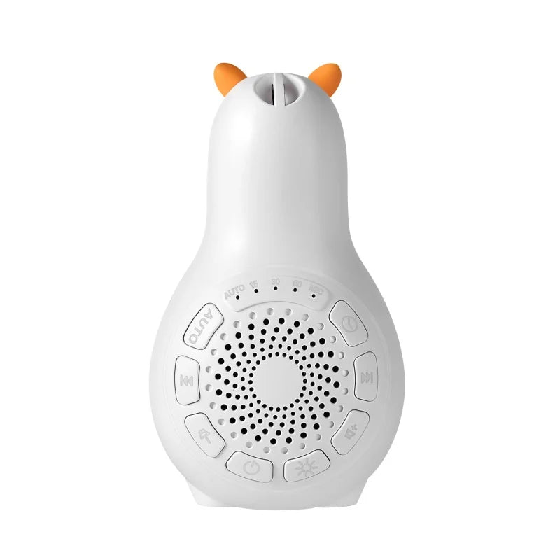 White Noise Machine M9 Portable Sleep Aid with Night Light and 24 Types of Music Cute Appearance Intelligent Sleep Monitor