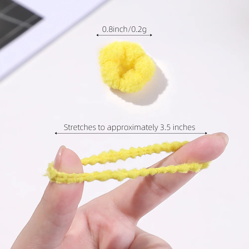100Pcs Children Elastic Hair Bands Girls Colorful Hair Ties Ponytail Holder Rubber Bands Mini Scrunchie Kids Hair Accessories