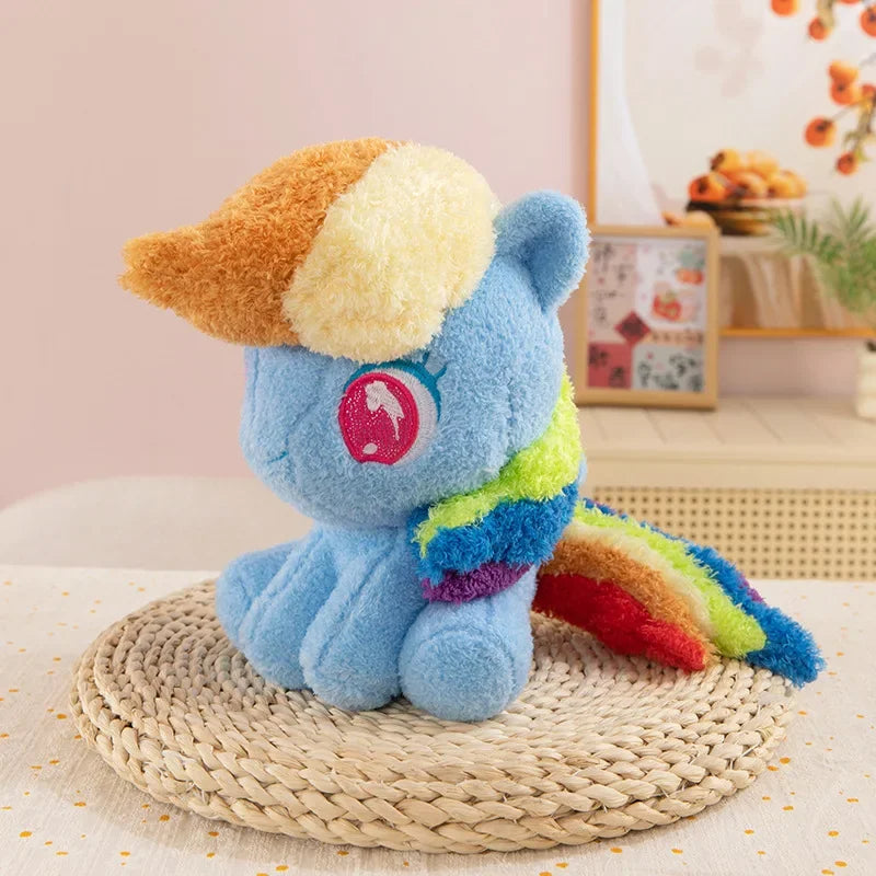 My Little Pony Plush Toy 28cm Cute Pony Stuffed Doll Soft Huggable Rainbow Pinkie Pie Birthday Gift Collection