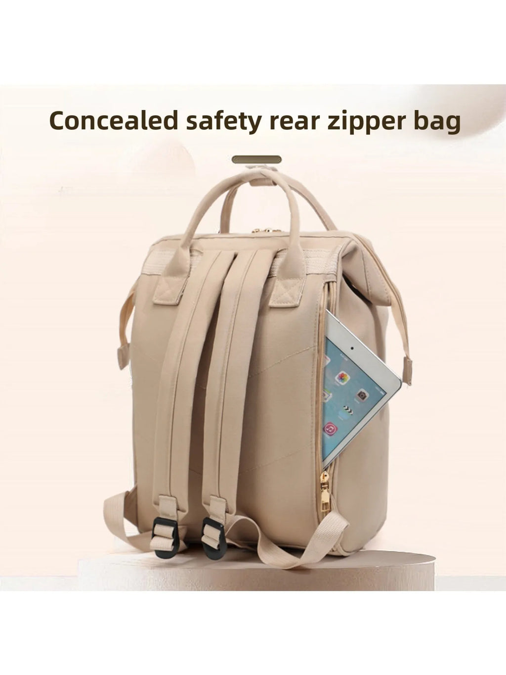Fashion High Quality Backpack Double Shoulder Mommy Bag Large Capacity Travel Bag for Mother and Baby