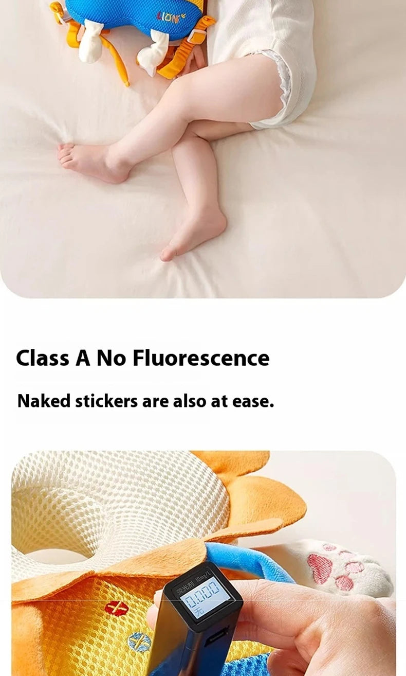 AIBEDILA Baby Head Protector Pillow Backpack Anti-Fall Safety Cushion for Newborn Toddlers Learning to Walk Kids Safe Support