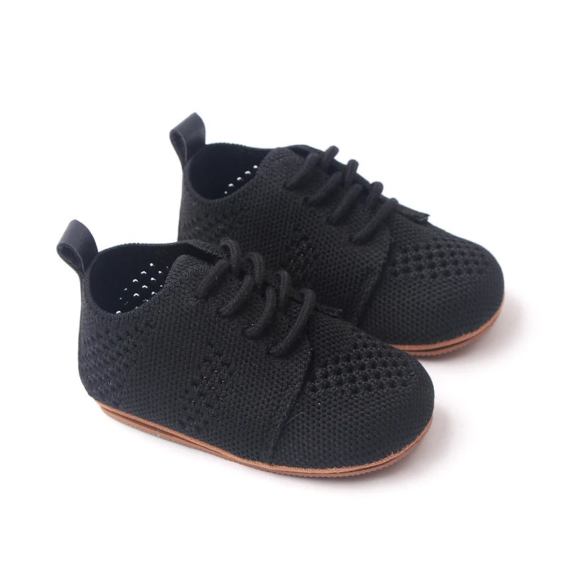 Spring Autumn Children's Mesh Sports Shoes Breathable Mesh Footwear Baby Shoes Casual Shoes 0-1 Years Old Soft Topped Baby Shoes