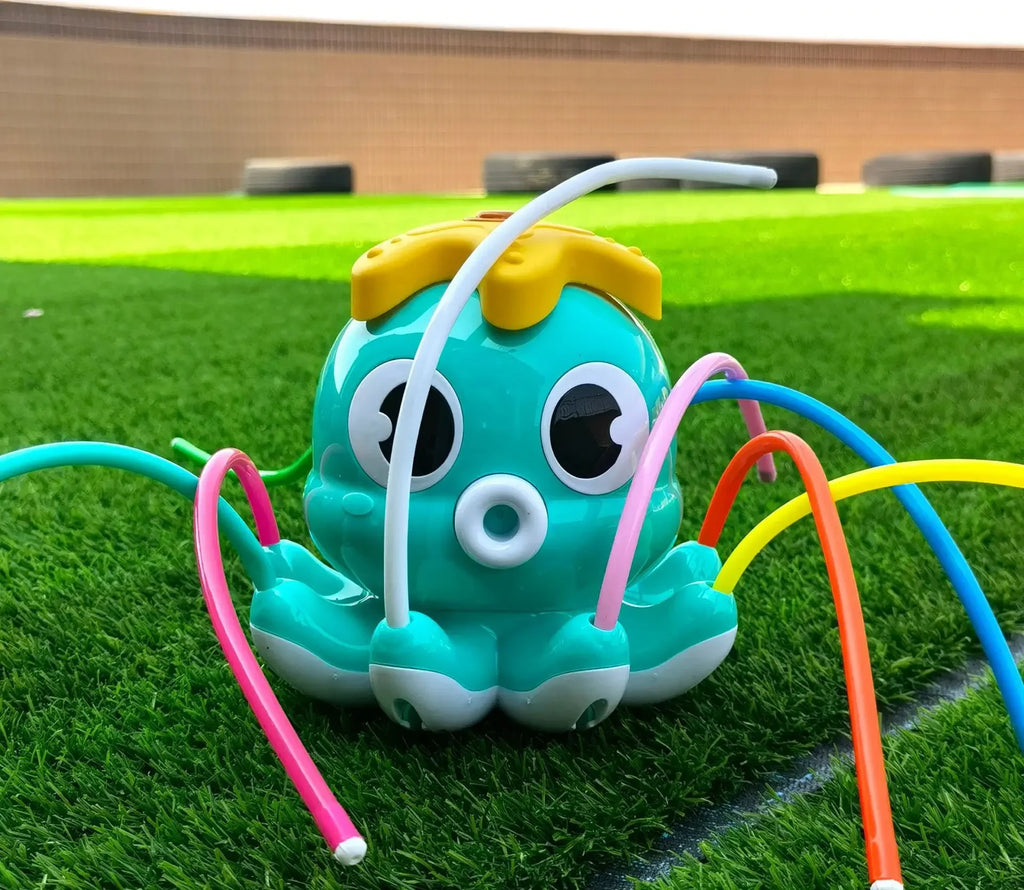 Water Spray Toy Hydrant Sprinkler Outdoor Backyard Garden Water Toys Summer Yard Cartoon Splash Sprinkler Baby Bath Toy for Kids
