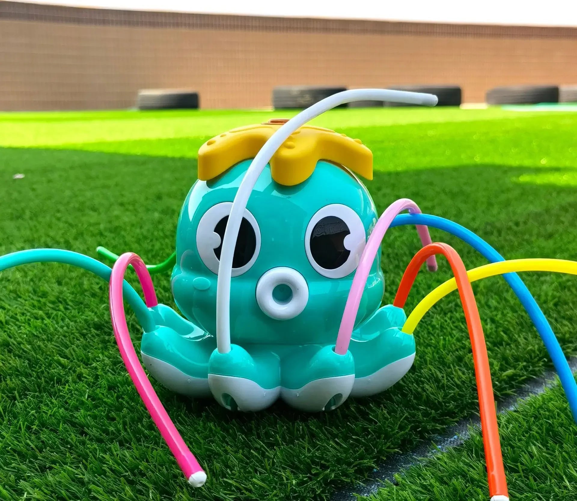 Water Spray Toy Hydrant Sprinkler Outdoor Backyard Garden Water Toys Summer Yard Cartoon Splash Sprinkler Baby Bath Toy for Kids
